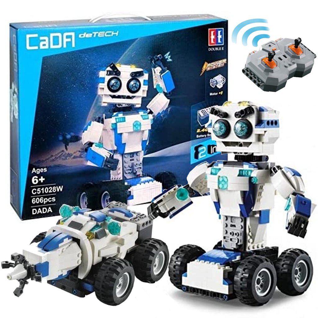 RC robotas Cada Dada C51028W цена и информация | Konstruktoriai ir kaladėlės | pigu.lt