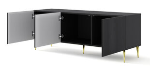 TV spintelė Akl Furniture Ravenna, juoda kaina ir informacija | TV staliukai | pigu.lt