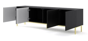 Tv spintelė Akl Furniture Ravenna, juoda kaina ir informacija | TV staliukai | pigu.lt
