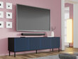 TV staliukas Ravenna, juodas/mėlynas kaina ir informacija | TV staliukai | pigu.lt