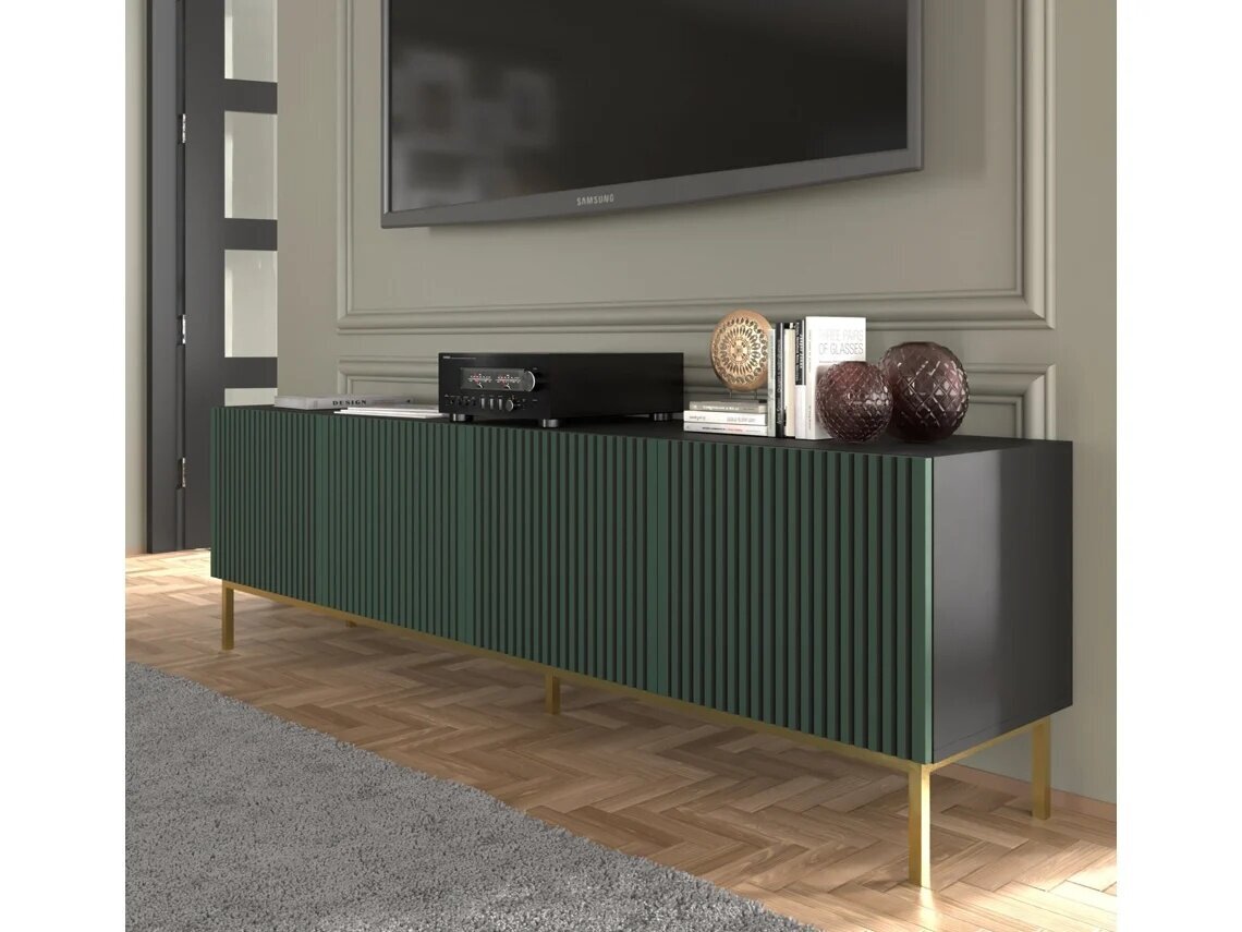 Tv spintelė Akl Furniture Revenna, žalia kaina ir informacija | TV staliukai | pigu.lt