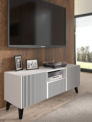 Тумба под телевизор Akl Furniture Ravenna, белая/черная цена и информация | Тумбы под телевизор | pigu.lt
