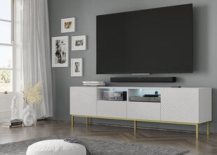 Тумба под телевизор Akl Furniture Ravenna, белая цена и информация | Тумбы под телевизор | pigu.lt