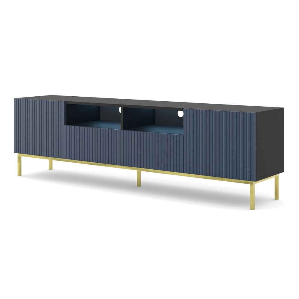 Tv spintelė Akl Furniture Ravenna, mėlyna kaina ir informacija | TV staliukai | pigu.lt