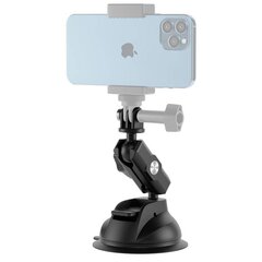 TELESIN Universal Suction Cup Holder with phone holder and action camera mounting TE-SUC-012 цена и информация | Сумка для фототехники Puluz | pigu.lt