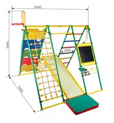 Многофункциональный складной спортивный комплекс для детей Калнюкас, до 100 кг, различные цвета цена и информация | Шведские стенки | pigu.lt