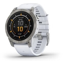 Garmin epix Pro Gen 2 Sapphire Titanium/Whitestone 47мм. цена и информация | Смарт-часы (smartwatch) | pigu.lt