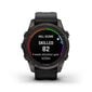 Garmin fēnix® 7S Pro Sapphire Solar Carbon Grey DLC Titanium/Black 42mm kaina ir informacija | Išmanieji laikrodžiai (smartwatch) | pigu.lt