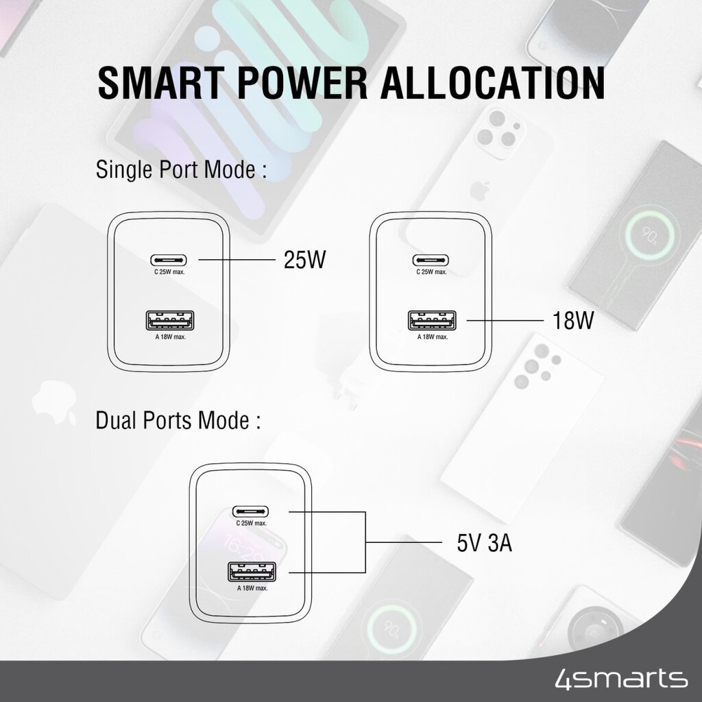 4smarts VoltPlug PD kaina ir informacija | Krovikliai telefonams | pigu.lt