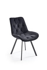 2-ių kėdžių komplektas K519, juodas kaina ir informacija | Virtuvės ir valgomojo kėdės | pigu.lt