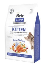 Brit Care Cat GF Kitten Gentle Digestion Strong Immunity jauniems kačiukams su lašiša, 400 g kaina ir informacija | Sausas maistas katėms | pigu.lt