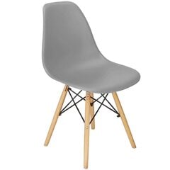 Kėdė Springos DC0007, pilka kaina ir informacija | Virtuvės ir valgomojo kėdės | pigu.lt