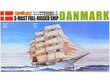 Konstruktorius Aoshima 3-Mast Full-Rigged Ship Danmark, 1/350, 04260 kaina ir informacija | Konstruktoriai ir kaladėlės | pigu.lt