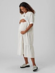 Suknelė nėščioms ir maitinančioms moterims Vero Moda 20019028, balta цена и информация | Платья | pigu.lt