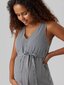 Suknelė nėščioms ir maitinančioms moterims Vero Moda 20019096, balta/mėlyna kaina ir informacija | Suknelės | pigu.lt