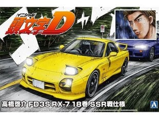 Konstruktorius Aoshima - Initial D Takahashi Keisuke FD3S Mazda RX-7 Comics Vol.18 Vs. SSR Ver., 1/24, 06493 kaina ir informacija | Konstruktoriai ir kaladėlės | pigu.lt