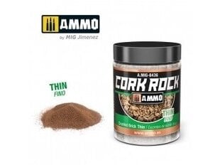 Пробковые гранулы Ammo Mig Crushed Brick Thin цена и информация | Принадлежности для рисования, лепки | pigu.lt