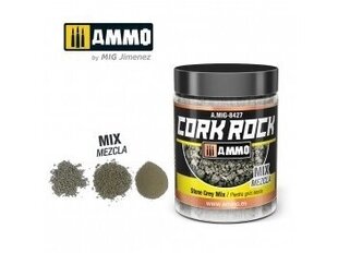 Гранулы Ammo Mig - Cork Rock 8427, Stone Grey Mix цена и информация | Принадлежности для рисования, лепки | pigu.lt