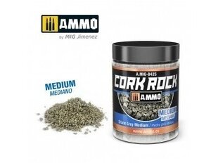 Granulės Ammo Mig Cork Rock Stone Grey Medium, 100 ml kaina ir informacija | Piešimo, tapybos, lipdymo reikmenys | pigu.lt