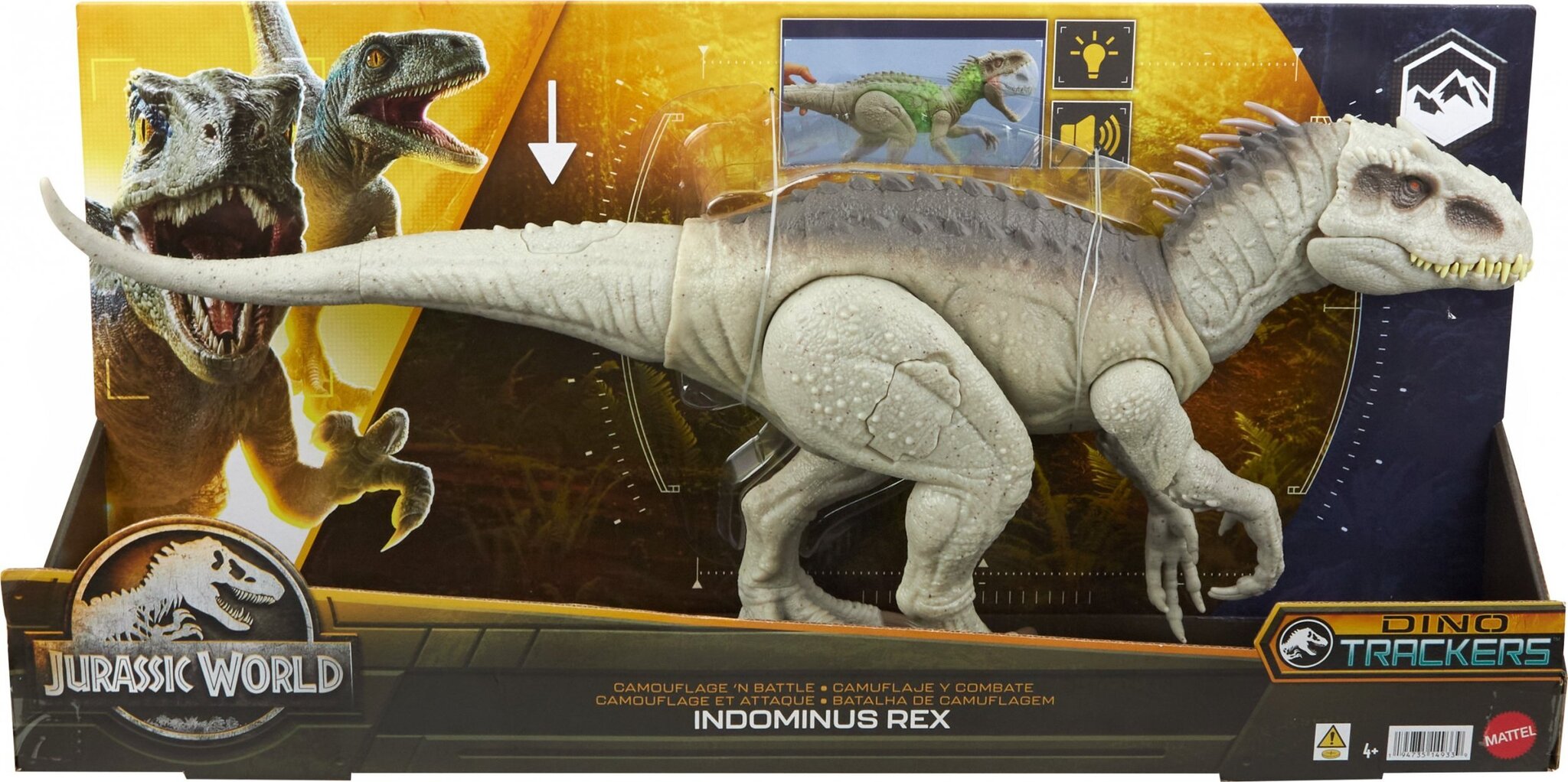 Mattel Jurassic World Indominus Rex kaina ir informacija | Žaidėjų atributika | pigu.lt