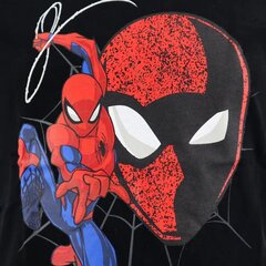 Marškinėliai vaiiams Spiderman/Žmogus Voras, juodi kaina ir informacija | Marškinėliai berniukams | pigu.lt