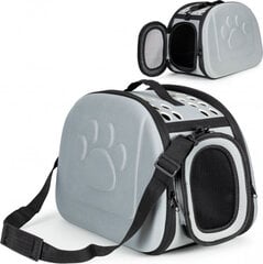 Kelioninis krepšys šunims Petsi Large, pilkas kaina ir informacija | Kelioniniai reikmenys | pigu.lt
