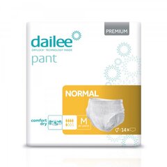 Подгузники для взрослых Dailee Pant Premium Normal M, 14 шт. цена и информация | Подгузники, прокладки, одноразовые пеленки для взрослых | pigu.lt