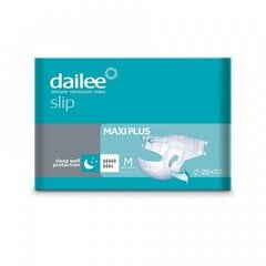 Подгузники для взрослых Dailee Slip Maxi Plus M, 28 шт. цена и информация | Подгузники, прокладки, одноразовые пеленки для взрослых | pigu.lt