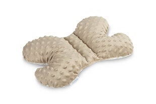 Drugelio formos pagalvė Sensillo, Brown Embroideri, 26x35 cm kaina ir informacija | Vežimėlių priedai | pigu.lt