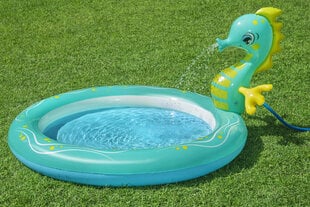 Pripučiamas baseinas vaikams Bestway Seahorse Sprinkler, 188 x 160 x 86 cm, be filtro kaina ir informacija | Baseinai | pigu.lt