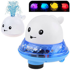 Водная игрушка кит со световыми и звуковыми эффектами, белый цена и информация | Игрушки для малышей | pigu.lt