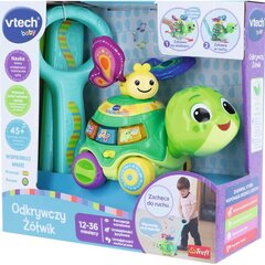 Stumiamas žaislas vėžlys VTech, 61653 kaina ir informacija | Žaislai kūdikiams | pigu.lt