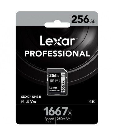 Lexar Professional Sdhc/Sdxc 1667X kaina ir informacija | Atminties kortelės fotoaparatams, kameroms | pigu.lt