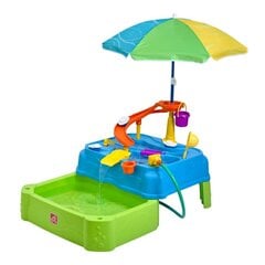Водный стол STEP2 с зонтиком цена и информация | Игрушки для песка, воды, пляжа | pigu.lt