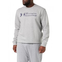 Crewneck sweatshirt champion legacy for men's grey 217995em006 217995EM006 цена и информация | Мужские толстовки | pigu.lt