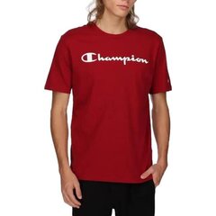 Crewneck t-shirt champion legacy for men's red 218284rs506 218284RS506 цена и информация | Мужские футболки | pigu.lt