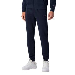 Rib cuff pants champion legacy for men's navy 218344bs501 218344BS501 цена и информация | Мужская спортивная одежда | pigu.lt