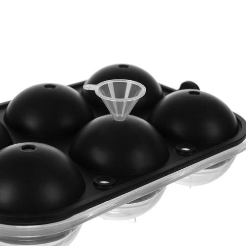 Silikoninė formelė ledo kamuoliukams XXL, 22 x 15 x 6,5 цена и информация | Virtuvės įrankiai | pigu.lt