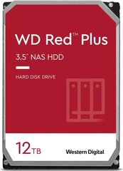 WD Red Plus WD120EFBX kaina ir informacija | Vidiniai kietieji diskai (HDD, SSD, Hybrid) | pigu.lt