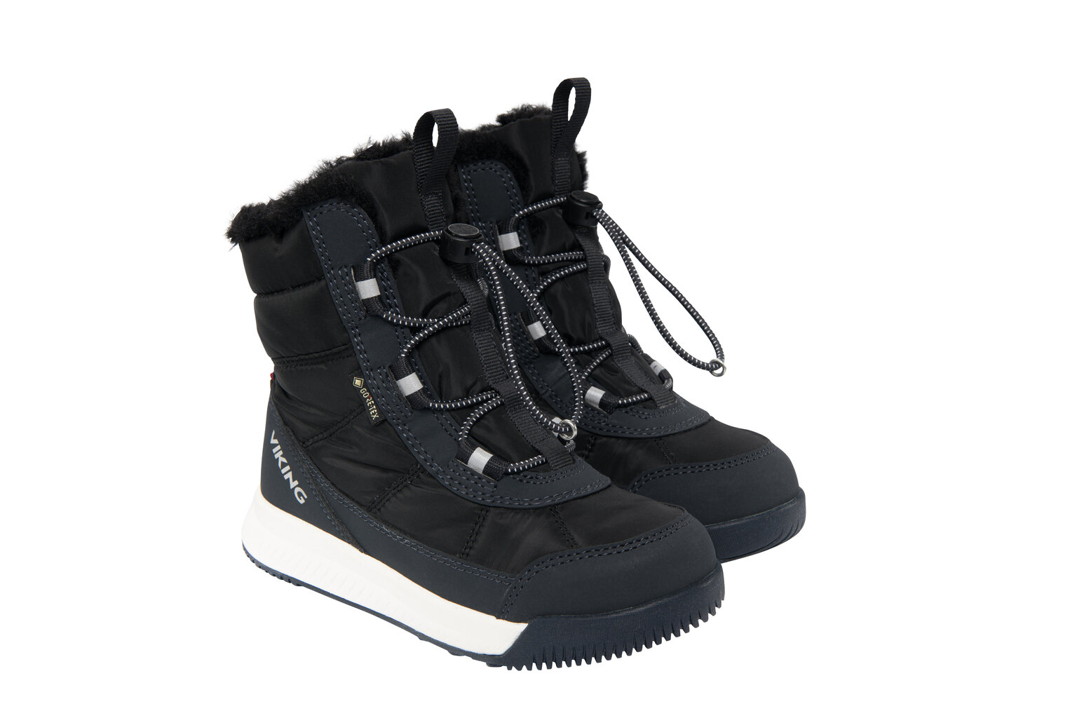 Viking vaikiški žieminiai batai AERY WARM GTX SL, juoda-tamsiai pilka kaina ir informacija | Žieminiai batai vaikams | pigu.lt