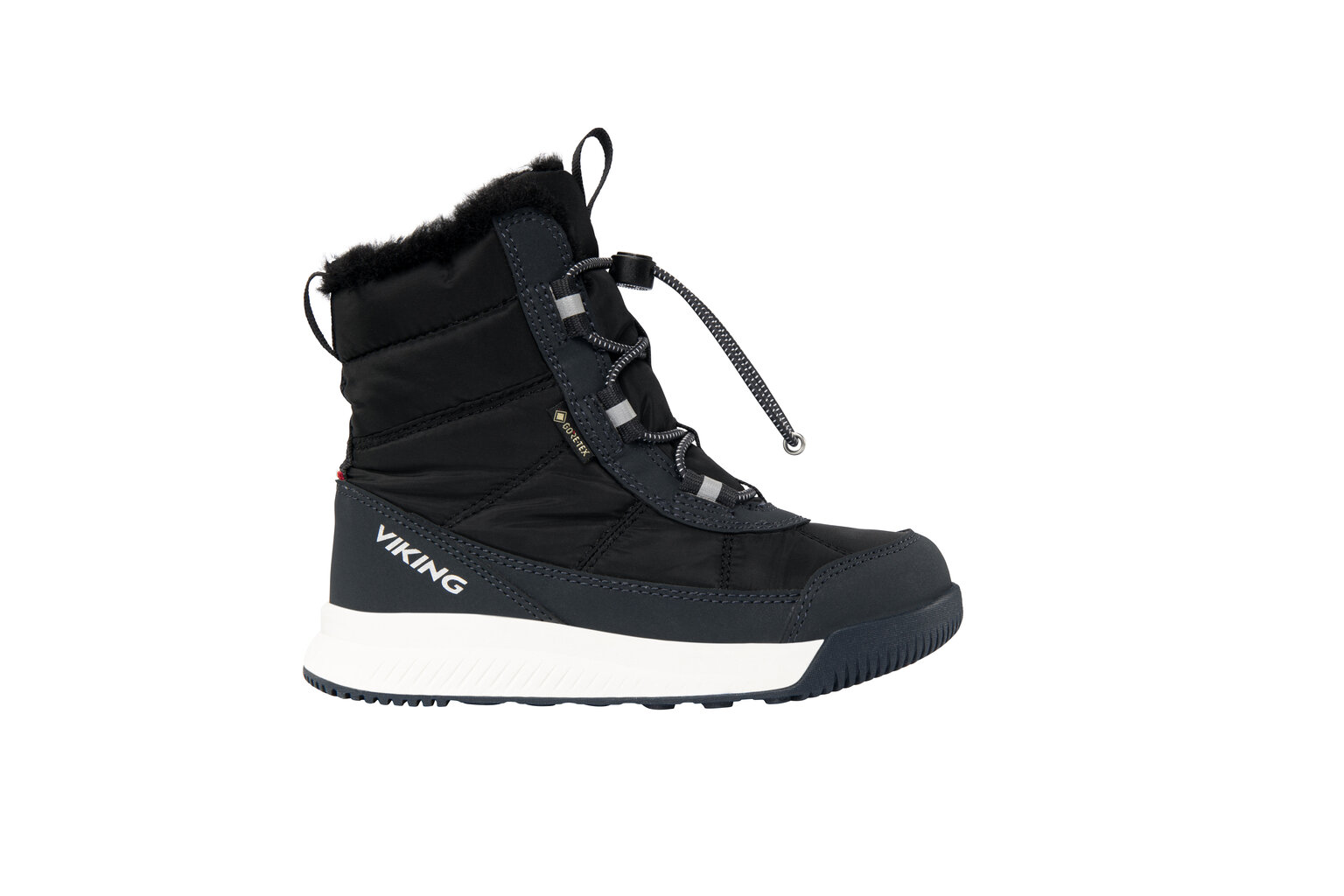 Viking vaikiški žieminiai batai AERY WARM GTX SL, juoda-tamsiai pilka цена и информация | Žieminiai batai vaikams | pigu.lt