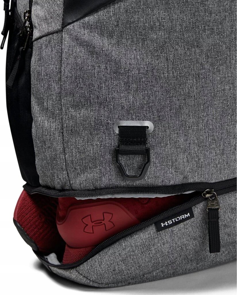 Kuprinė Under Armour Hustle 4.0 1342651-002, 26 l, pilka kaina ir informacija | Kuprinės ir krepšiai | pigu.lt