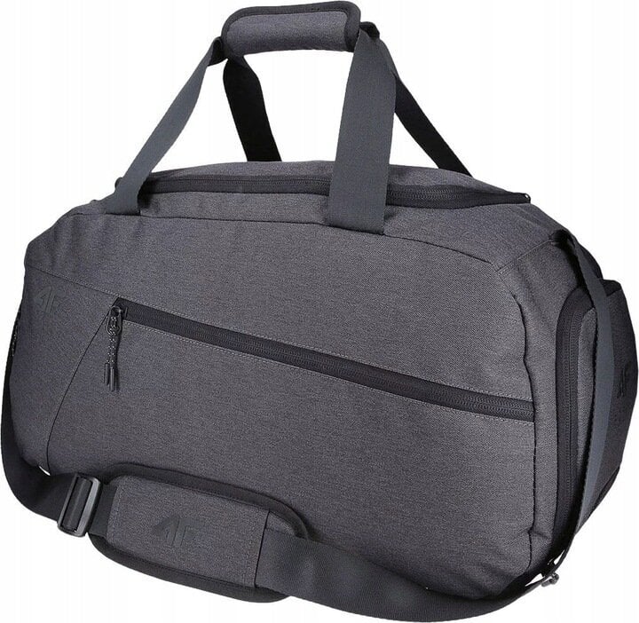 Sportinis krepšys 4F 4FAW22ABAGU011 25M, 28 l, pilkas kaina ir informacija | Kuprinės ir krepšiai | pigu.lt