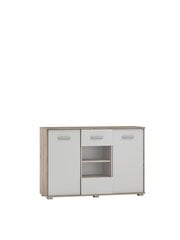 Комод ADRK Furniture 3D Atun, коричневый/белый цвет цена и информация | Комоды | pigu.lt