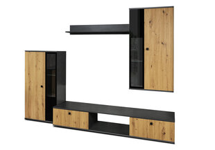 Комплект мебели для гостиной ADRK Salia, серый/коричневый цвет цена и информация | Секции | pigu.lt