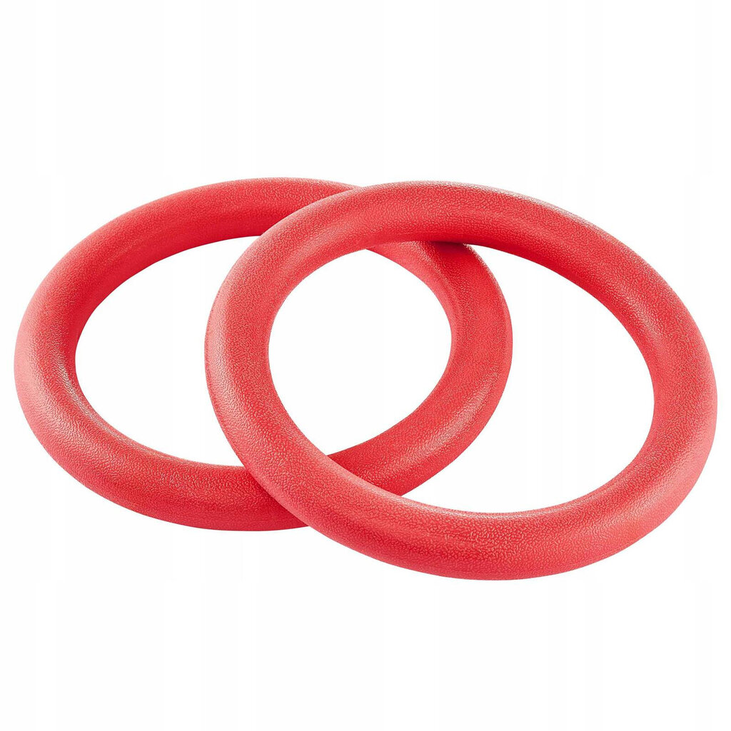 Gimnastikos ratai 4Fizjo, 23cm, raudonas цена и информация | Pasipriešinimo gumos, žiedai | pigu.lt