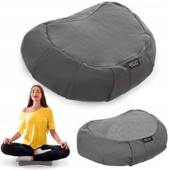 Подушка для йоги Zafu серый полумесяц цена и информация | Товары для йоги | pigu.lt