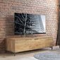 TV staliukas Alter su 1 durelėmis, 150x43x48 cm, rudas kaina ir informacija | TV staliukai | pigu.lt