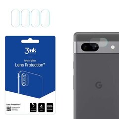 Защитное стекло для телефона Google Pixel 7A 5G - 3mk Lens Protectionâ¢ цена и информация | Защитные пленки для телефонов | pigu.lt