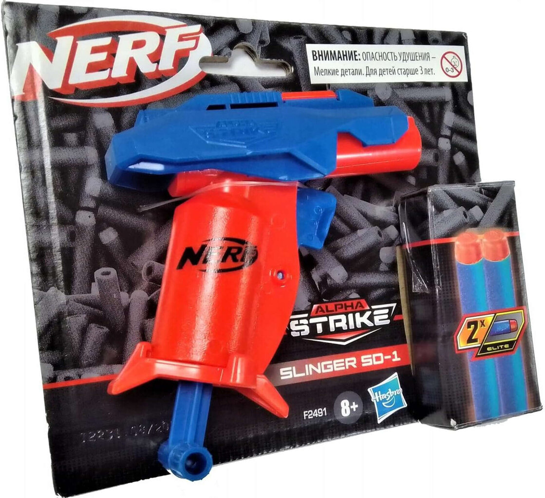 Žaislinis ginklas Nerf Alpha Strike Slinger SD-1 kaina ir informacija | Žaislai berniukams | pigu.lt